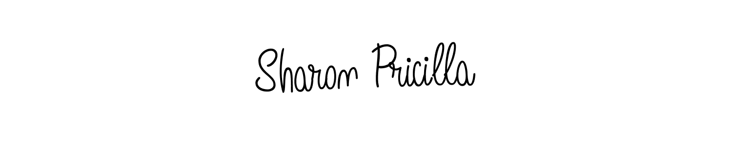 How to Draw Sharon Pricilla signature style? Angelique-Rose-font-FFP is a latest design signature styles for name Sharon Pricilla. Sharon Pricilla signature style 5 images and pictures png