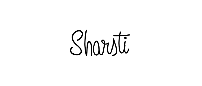 Sharsti stylish signature style. Best Handwritten Sign (Angelique-Rose-font-FFP) for my name. Handwritten Signature Collection Ideas for my name Sharsti. Sharsti signature style 5 images and pictures png