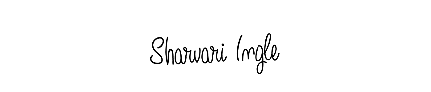 Design your own signature with our free online signature maker. With this signature software, you can create a handwritten (Angelique-Rose-font-FFP) signature for name Sharvari Ingle. Sharvari Ingle signature style 5 images and pictures png