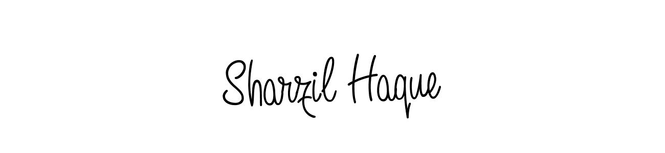 if you are searching for the best signature style for your name Sharzil Haque. so please give up your signature search. here we have designed multiple signature styles  using Angelique-Rose-font-FFP. Sharzil Haque signature style 5 images and pictures png