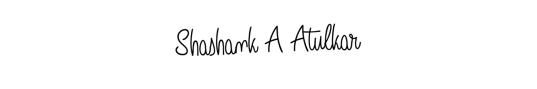 Shashank A Atulkar stylish signature style. Best Handwritten Sign (Angelique-Rose-font-FFP) for my name. Handwritten Signature Collection Ideas for my name Shashank A Atulkar. Shashank A Atulkar signature style 5 images and pictures png