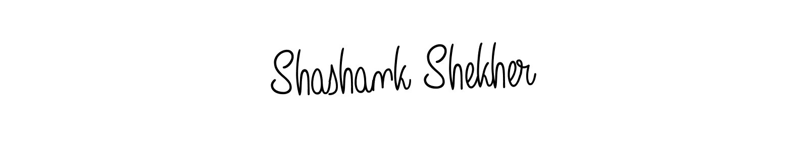 How to make Shashank Shekher name signature. Use Angelique-Rose-font-FFP style for creating short signs online. This is the latest handwritten sign. Shashank Shekher signature style 5 images and pictures png