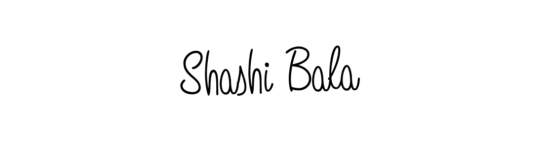 Design your own signature with our free online signature maker. With this signature software, you can create a handwritten (Angelique-Rose-font-FFP) signature for name Shashi Bala. Shashi Bala signature style 5 images and pictures png