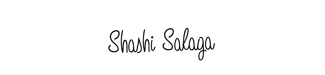 The best way (Angelique-Rose-font-FFP) to make a short signature is to pick only two or three words in your name. The name Shashi Salaga include a total of six letters. For converting this name. Shashi Salaga signature style 5 images and pictures png