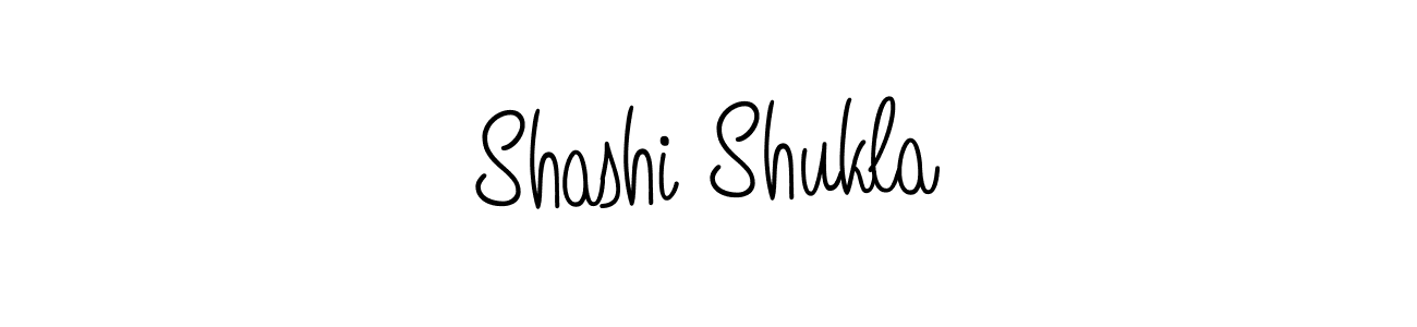 How to make Shashi Shukla name signature. Use Angelique-Rose-font-FFP style for creating short signs online. This is the latest handwritten sign. Shashi Shukla signature style 5 images and pictures png
