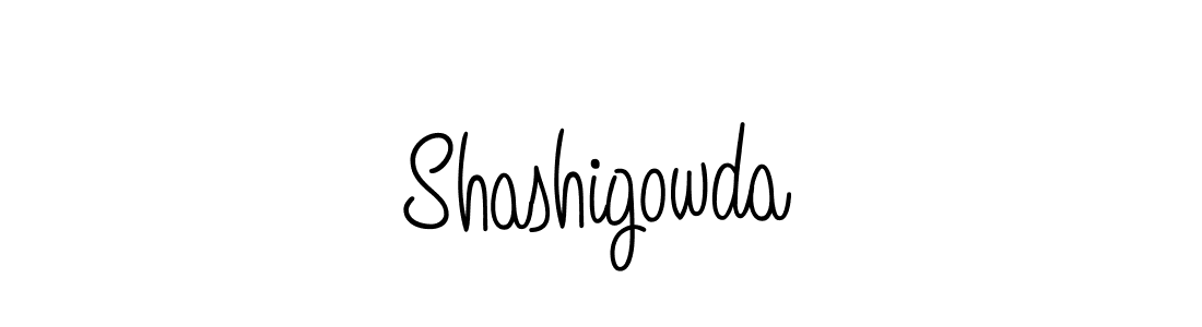How to make Shashigowda name signature. Use Angelique-Rose-font-FFP style for creating short signs online. This is the latest handwritten sign. Shashigowda signature style 5 images and pictures png