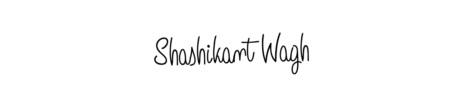 Shashikant Wagh stylish signature style. Best Handwritten Sign (Angelique-Rose-font-FFP) for my name. Handwritten Signature Collection Ideas for my name Shashikant Wagh. Shashikant Wagh signature style 5 images and pictures png