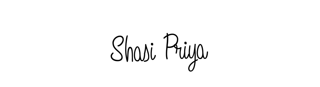 Shasi Priya stylish signature style. Best Handwritten Sign (Angelique-Rose-font-FFP) for my name. Handwritten Signature Collection Ideas for my name Shasi Priya. Shasi Priya signature style 5 images and pictures png