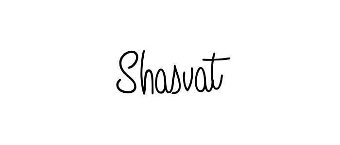 You should practise on your own different ways (Angelique-Rose-font-FFP) to write your name (Shasvat) in signature. don't let someone else do it for you. Shasvat signature style 5 images and pictures png