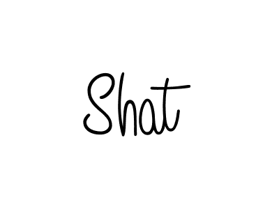 Design your own signature with our free online signature maker. With this signature software, you can create a handwritten (Angelique-Rose-font-FFP) signature for name Shat. Shat signature style 5 images and pictures png