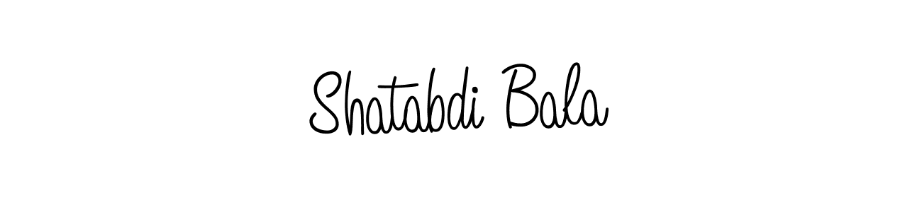How to Draw Shatabdi Bala signature style? Angelique-Rose-font-FFP is a latest design signature styles for name Shatabdi Bala. Shatabdi Bala signature style 5 images and pictures png