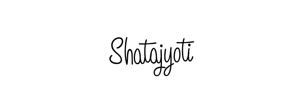 Make a beautiful signature design for name Shatajyoti. With this signature (Angelique-Rose-font-FFP) style, you can create a handwritten signature for free. Shatajyoti signature style 5 images and pictures png