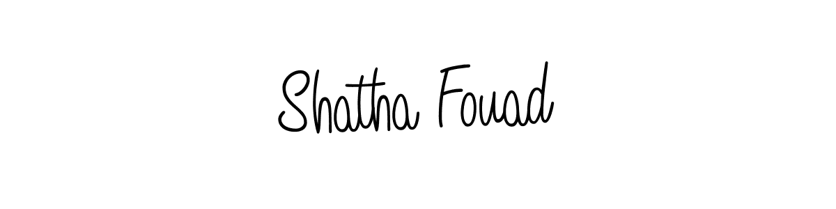 How to make Shatha Fouad signature? Angelique-Rose-font-FFP is a professional autograph style. Create handwritten signature for Shatha Fouad name. Shatha Fouad signature style 5 images and pictures png