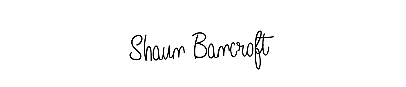 Design your own signature with our free online signature maker. With this signature software, you can create a handwritten (Angelique-Rose-font-FFP) signature for name Shaun Bancroft. Shaun Bancroft signature style 5 images and pictures png