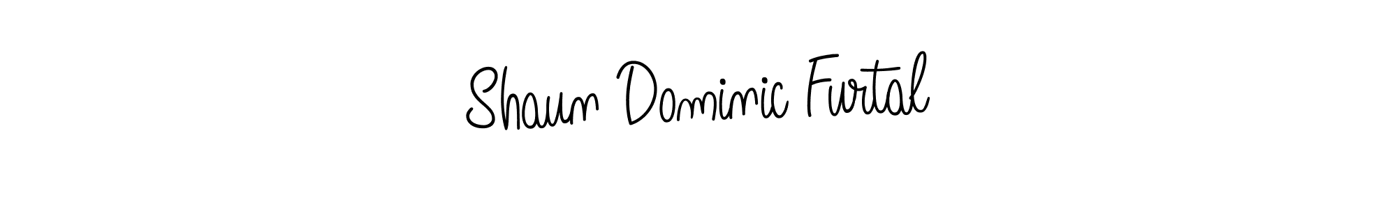 How to make Shaun Dominic Furtal name signature. Use Angelique-Rose-font-FFP style for creating short signs online. This is the latest handwritten sign. Shaun Dominic Furtal signature style 5 images and pictures png