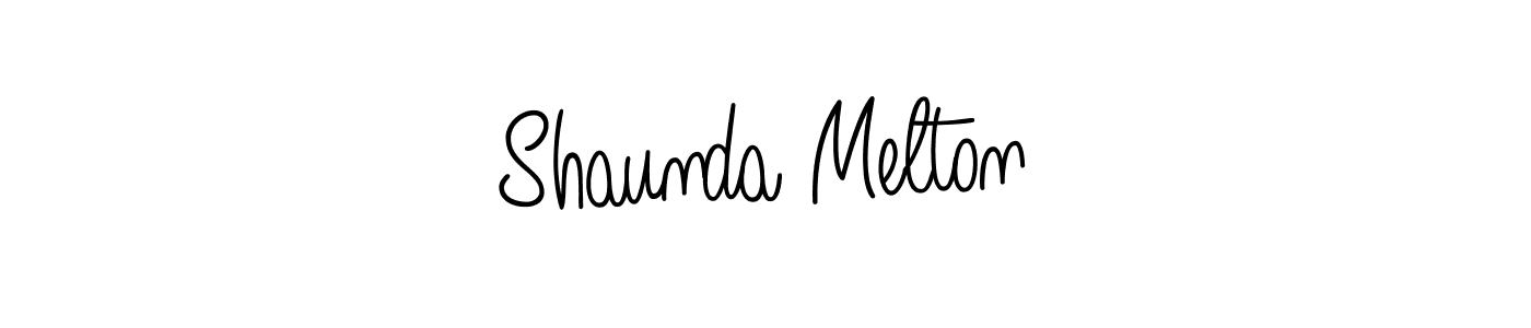 How to Draw Shaunda Melton signature style? Angelique-Rose-font-FFP is a latest design signature styles for name Shaunda Melton. Shaunda Melton signature style 5 images and pictures png
