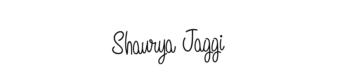 How to make Shaurya Jaggi signature? Angelique-Rose-font-FFP is a professional autograph style. Create handwritten signature for Shaurya Jaggi name. Shaurya Jaggi signature style 5 images and pictures png