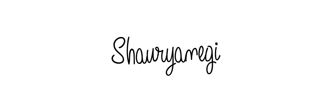 How to make Shauryanegi name signature. Use Angelique-Rose-font-FFP style for creating short signs online. This is the latest handwritten sign. Shauryanegi signature style 5 images and pictures png