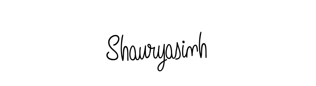 You should practise on your own different ways (Angelique-Rose-font-FFP) to write your name (Shauryasinh) in signature. don't let someone else do it for you. Shauryasinh signature style 5 images and pictures png