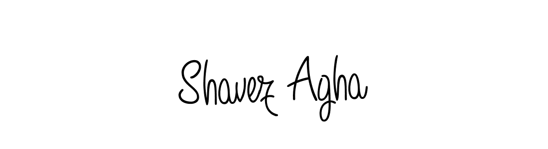 Angelique-Rose-font-FFP is a professional signature style that is perfect for those who want to add a touch of class to their signature. It is also a great choice for those who want to make their signature more unique. Get Shavez Agha name to fancy signature for free. Shavez Agha signature style 5 images and pictures png