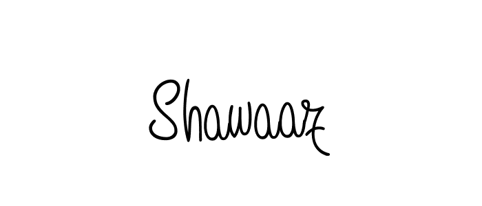 You should practise on your own different ways (Angelique-Rose-font-FFP) to write your name (Shawaaz) in signature. don't let someone else do it for you. Shawaaz signature style 5 images and pictures png