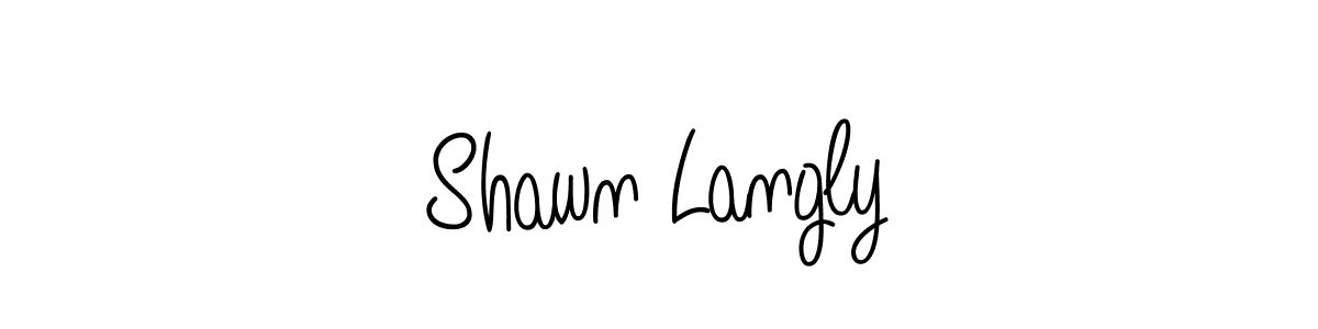 How to make Shawn Langly signature? Angelique-Rose-font-FFP is a professional autograph style. Create handwritten signature for Shawn Langly name. Shawn Langly signature style 5 images and pictures png