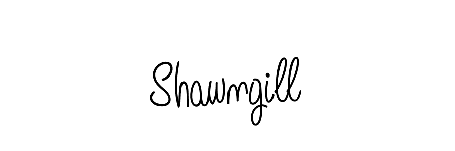 You should practise on your own different ways (Angelique-Rose-font-FFP) to write your name (Shawngill) in signature. don't let someone else do it for you. Shawngill signature style 5 images and pictures png