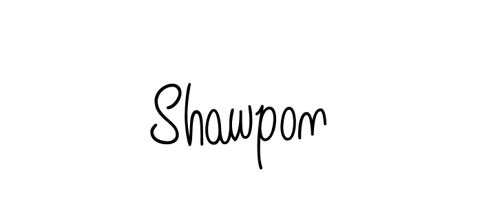 Angelique-Rose-font-FFP is a professional signature style that is perfect for those who want to add a touch of class to their signature. It is also a great choice for those who want to make their signature more unique. Get Shawpon name to fancy signature for free. Shawpon signature style 5 images and pictures png