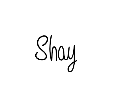 You should practise on your own different ways (Angelique-Rose-font-FFP) to write your name (Shay) in signature. don't let someone else do it for you. Shay signature style 5 images and pictures png