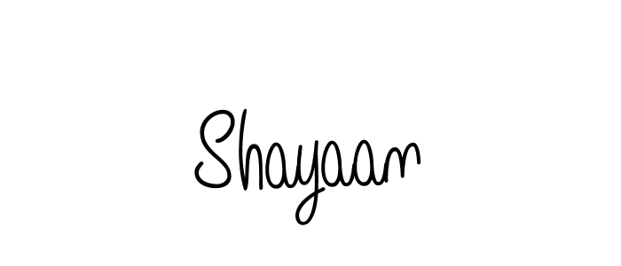 Also we have Shayaan name is the best signature style. Create professional handwritten signature collection using Angelique-Rose-font-FFP autograph style. Shayaan signature style 5 images and pictures png
