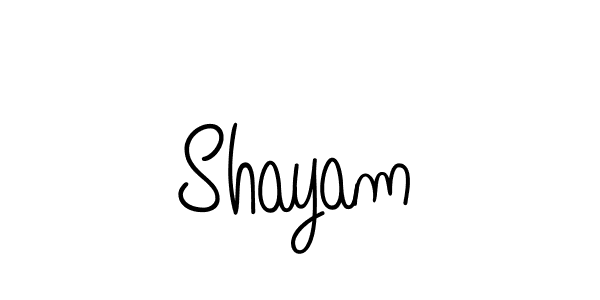 How to make Shayam signature? Angelique-Rose-font-FFP is a professional autograph style. Create handwritten signature for Shayam name. Shayam signature style 5 images and pictures png