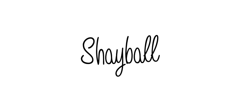 Also we have Shayball name is the best signature style. Create professional handwritten signature collection using Angelique-Rose-font-FFP autograph style. Shayball signature style 5 images and pictures png