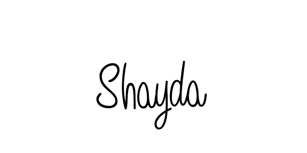 Also we have Shayda name is the best signature style. Create professional handwritten signature collection using Angelique-Rose-font-FFP autograph style. Shayda signature style 5 images and pictures png