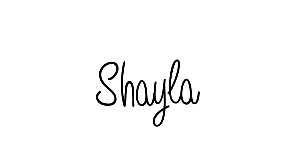 Make a beautiful signature design for name Shayla. Use this online signature maker to create a handwritten signature for free. Shayla signature style 5 images and pictures png