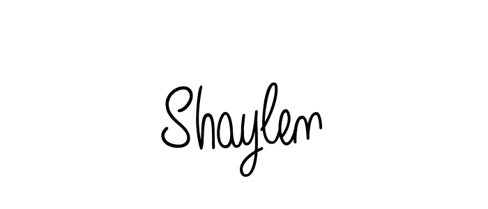 How to Draw Shaylen signature style? Angelique-Rose-font-FFP is a latest design signature styles for name Shaylen. Shaylen signature style 5 images and pictures png