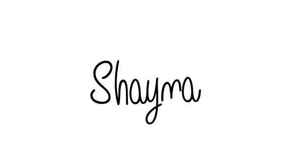 Also we have Shayna name is the best signature style. Create professional handwritten signature collection using Angelique-Rose-font-FFP autograph style. Shayna signature style 5 images and pictures png