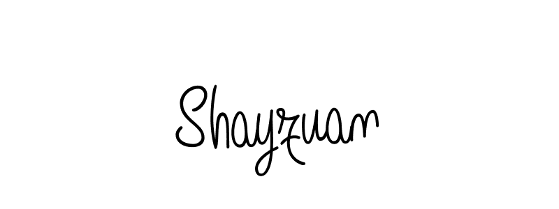 Create a beautiful signature design for name Shayzuan. With this signature (Angelique-Rose-font-FFP) fonts, you can make a handwritten signature for free. Shayzuan signature style 5 images and pictures png