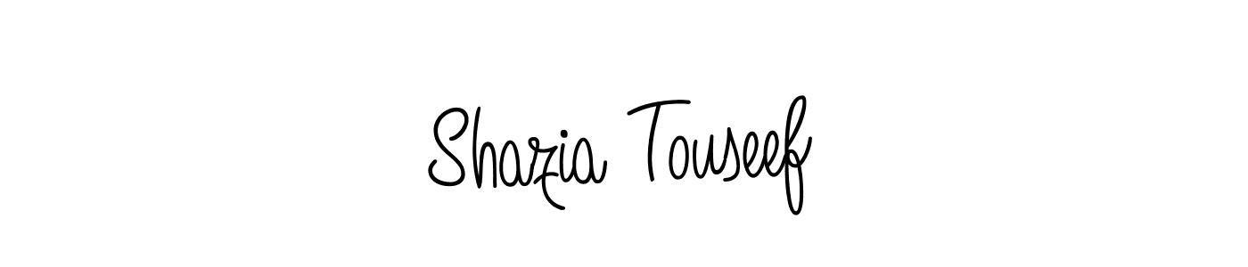 Once you've used our free online signature maker to create your best signature Angelique-Rose-font-FFP style, it's time to enjoy all of the benefits that Shazia Touseef name signing documents. Shazia Touseef signature style 5 images and pictures png