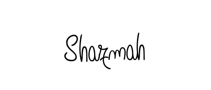 Also we have Shazmah name is the best signature style. Create professional handwritten signature collection using Angelique-Rose-font-FFP autograph style. Shazmah signature style 5 images and pictures png