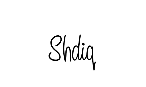The best way (Angelique-Rose-font-FFP) to make a short signature is to pick only two or three words in your name. The name Shdiq include a total of six letters. For converting this name. Shdiq signature style 5 images and pictures png