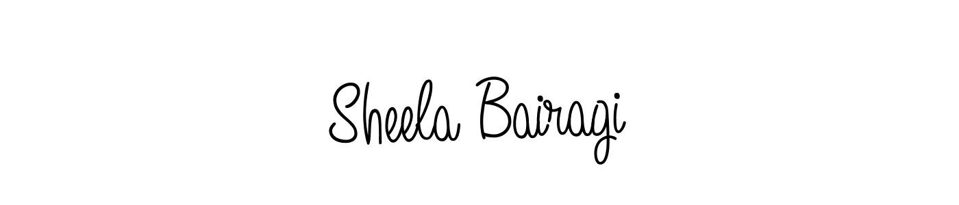 Create a beautiful signature design for name Sheela Bairagi. With this signature (Angelique-Rose-font-FFP) fonts, you can make a handwritten signature for free. Sheela Bairagi signature style 5 images and pictures png