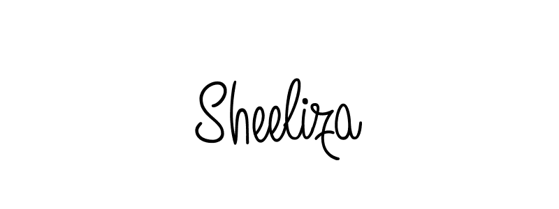 How to make Sheeliza name signature. Use Angelique-Rose-font-FFP style for creating short signs online. This is the latest handwritten sign. Sheeliza signature style 5 images and pictures png