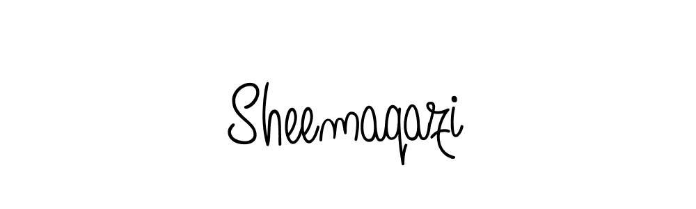 Sheemaqazi stylish signature style. Best Handwritten Sign (Angelique-Rose-font-FFP) for my name. Handwritten Signature Collection Ideas for my name Sheemaqazi. Sheemaqazi signature style 5 images and pictures png