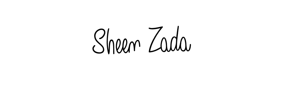 Also we have Sheen Zada name is the best signature style. Create professional handwritten signature collection using Angelique-Rose-font-FFP autograph style. Sheen Zada signature style 5 images and pictures png