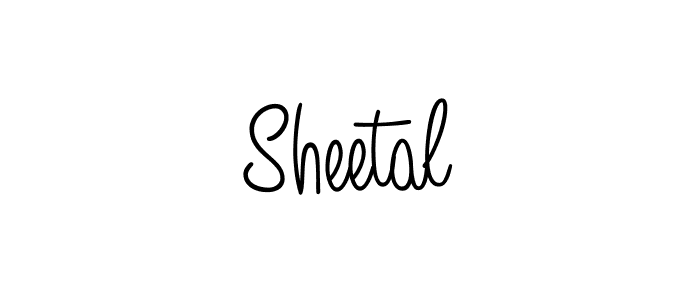 Make a beautiful signature design for name Sheetal. With this signature (Angelique-Rose-font-FFP) style, you can create a handwritten signature for free. Sheetal signature style 5 images and pictures png