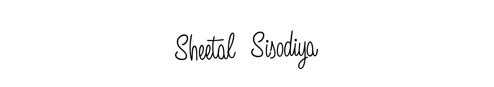 How to Draw Sheetal  Sisodiya signature style? Angelique-Rose-font-FFP is a latest design signature styles for name Sheetal  Sisodiya. Sheetal  Sisodiya signature style 5 images and pictures png