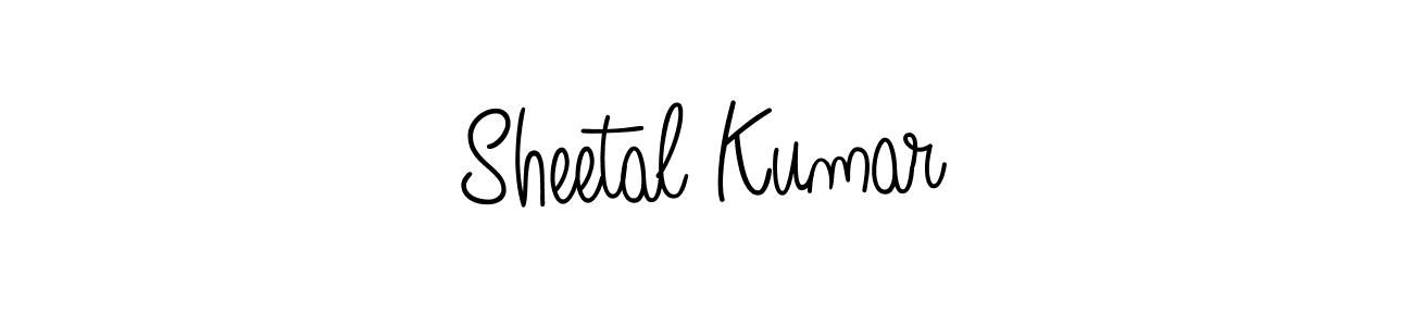 You should practise on your own different ways (Angelique-Rose-font-FFP) to write your name (Sheetal Kumar) in signature. don't let someone else do it for you. Sheetal Kumar signature style 5 images and pictures png