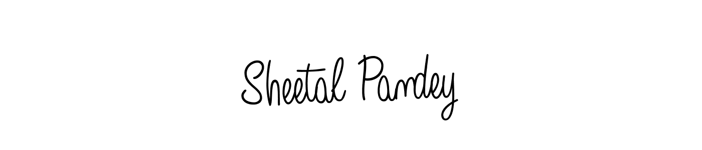 Also we have Sheetal Pandey name is the best signature style. Create professional handwritten signature collection using Angelique-Rose-font-FFP autograph style. Sheetal Pandey signature style 5 images and pictures png