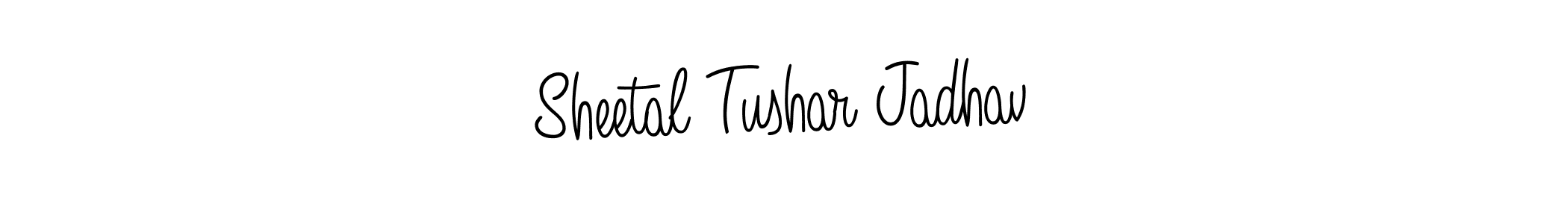 It looks lik you need a new signature style for name Sheetal Tushar Jadhav. Design unique handwritten (Angelique-Rose-font-FFP) signature with our free signature maker in just a few clicks. Sheetal Tushar Jadhav signature style 5 images and pictures png
