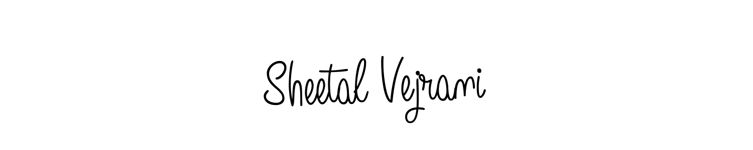 Create a beautiful signature design for name Sheetal Vejrani. With this signature (Angelique-Rose-font-FFP) fonts, you can make a handwritten signature for free. Sheetal Vejrani signature style 5 images and pictures png